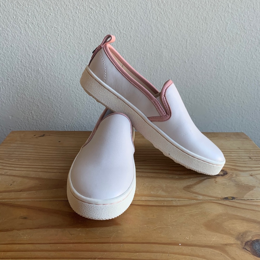 Coach Women's C115 Slip-On Sneaker with Petal Trim